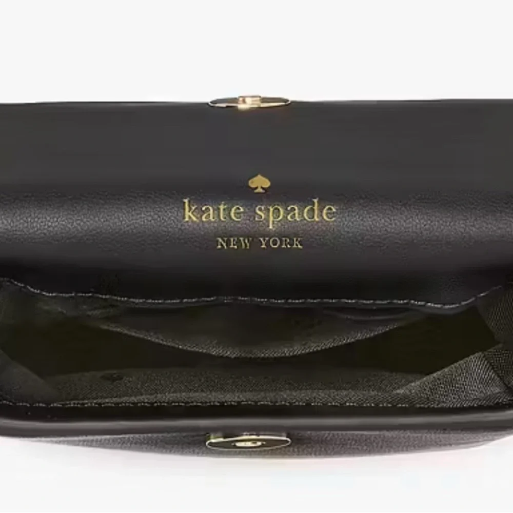 👜🆕👜 Kate Spade Madison Black Crossbody Bag With Gold Chain